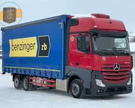 Грузовик тентованный Mercedes Actros 2542, 2015 год | photo 0