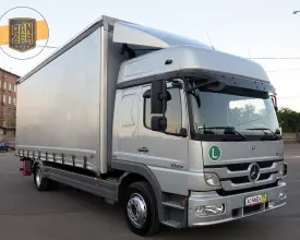 Грузовик тентованный Mercedes Atego 1229, 2012 год | 0