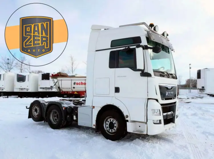 Тягач MAN TGX 26.480, 6х2, кабина XXL, ленивец сзади, без пробега по РФ - фото-детальных