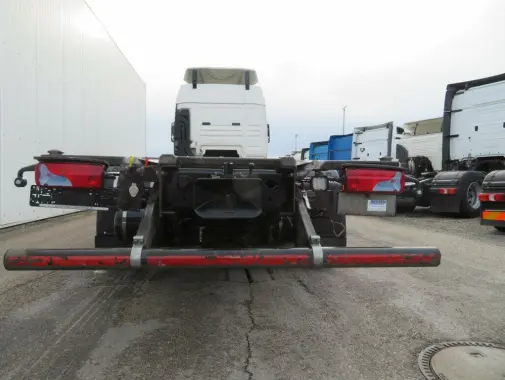 MAN TGX 26.480 контейнеровоз низкорамник БДФ из Германии, 2015 г, кабина XLX, г/п 16т - фото 2