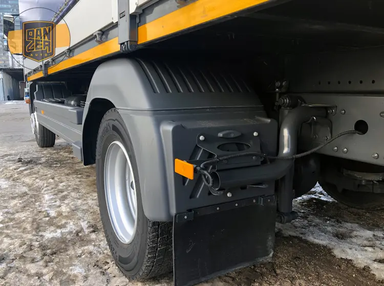 Mercedes Atego 1218L, 2017 г, шторно-бортовой 45 м3, гидролифт - фото 11
