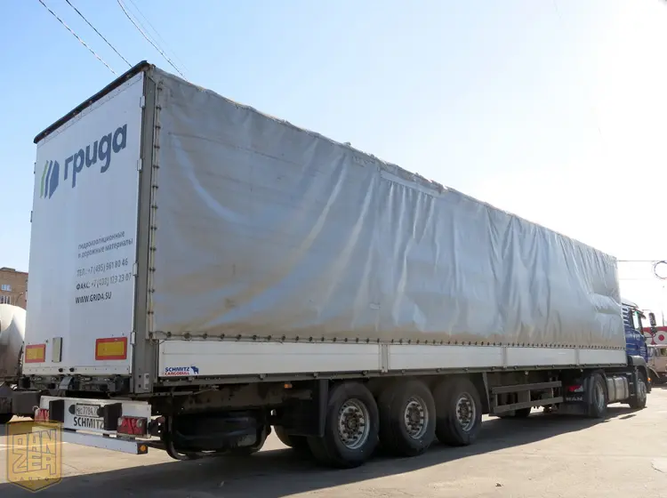 Тягач MAN TGA 18.480 с полуприцепом Schmitz S01, сдвижной тент 92 м3 - фото