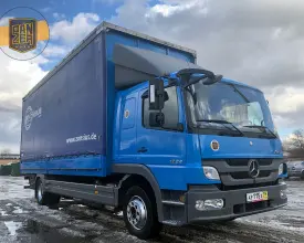 Грузовик тентованный Mercedes Atego 1224, 2012 год | photo 0