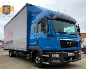 Грузовик тентованный MAN TGL 8.250, 2011 год | photo 0