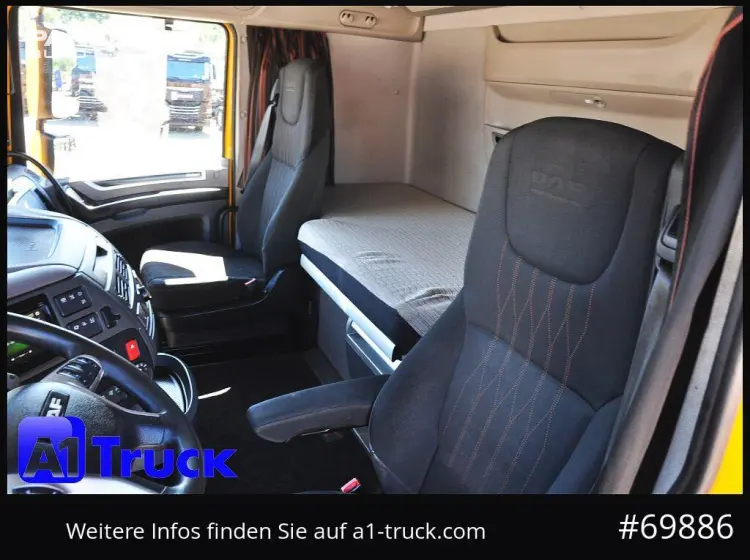 Грузовой автомобиль DAF XF 480, 2019 год, 15 тонник, 6x2, контейнеровоз BDF, гидроборт - фото 3