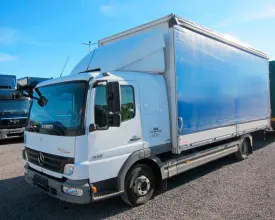 Грузовик тентованный Mercedes Atego 818, 2012 год | photo 0