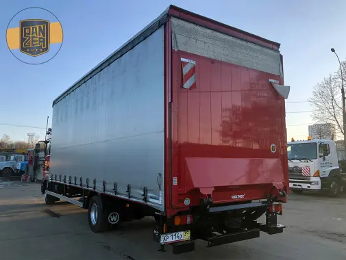 МАН ТГЛ 12.250, 2012г, семитонник штора 54 м3, гидроборт на 2 тонны - фото 10