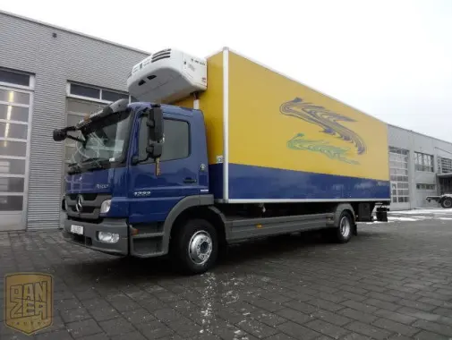 Mercedes-Benz Atego 1222L, рефрижератор 44м3, установка Thermo King MD200, ворота + гидролифт 1000кг - фото