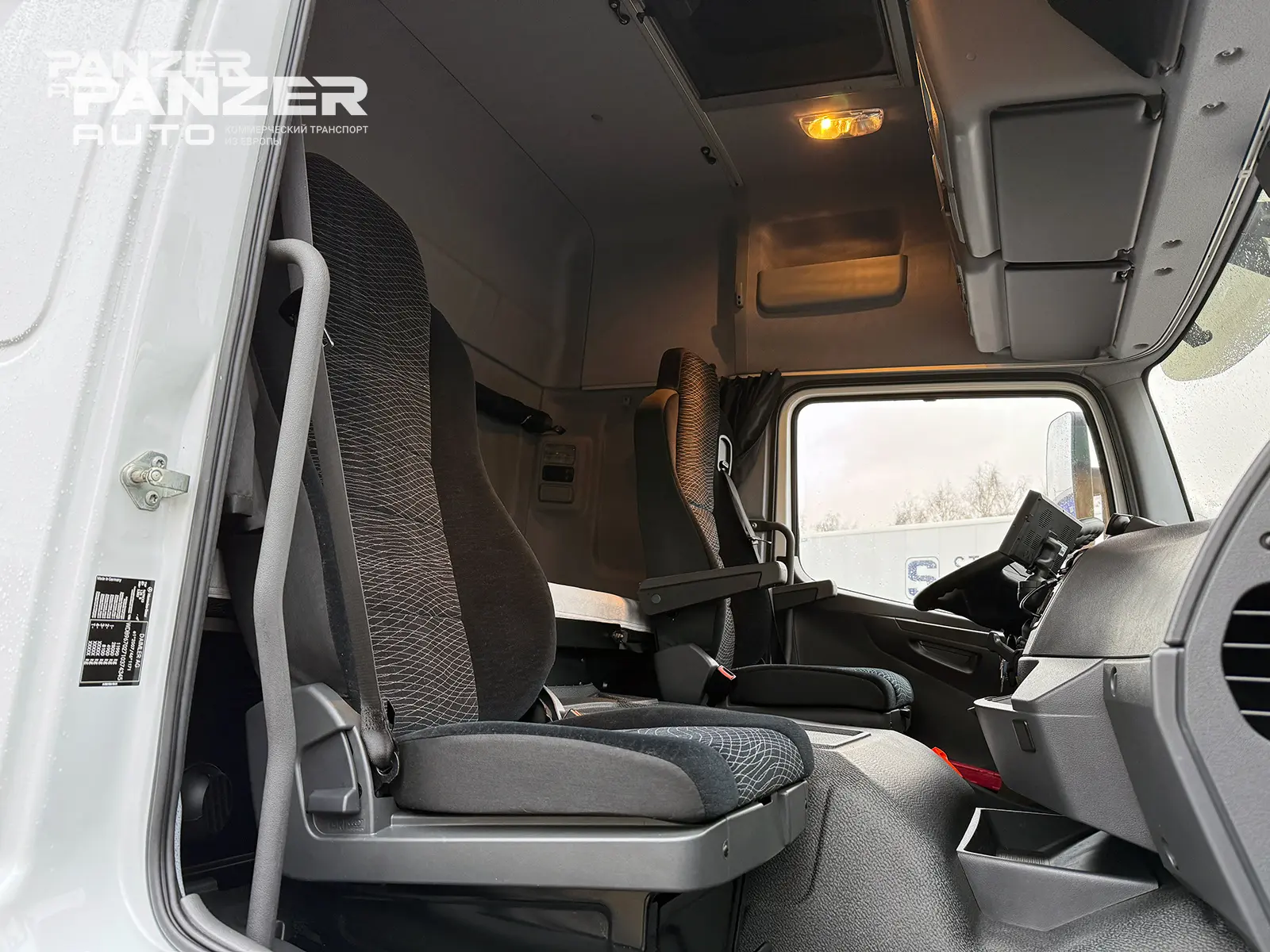 Mercedes Atego 1230, 2019 год, штора 46 кубов, ворота - фото 6