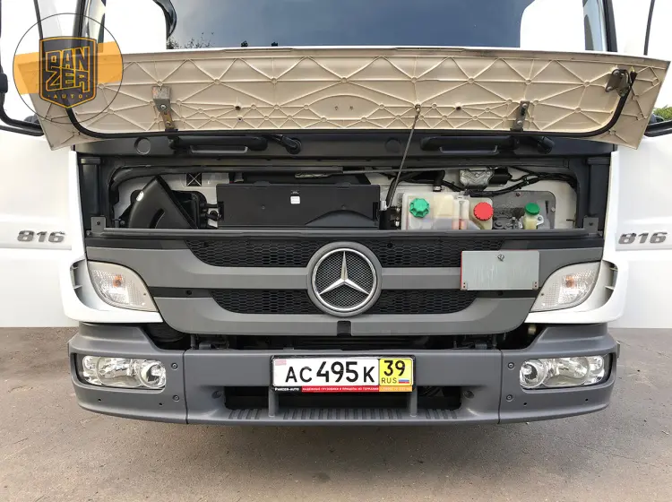 Mercedes Atego 816 L, фургон 36 кубов, 2012 год, гидролифт - фото 19