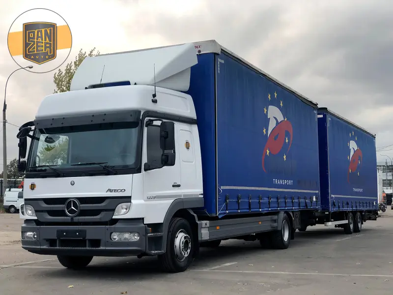 Автопоезд Mercedes Atego 1229 120 кубов, 2013 год | photo 0