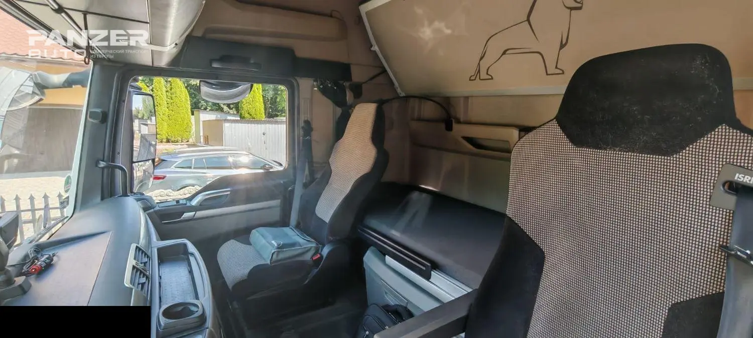Грузовик MAN TGX 18.360, 2019 год, 10 тонник, кузов с тентом куб, гидроборт - фото 7