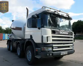 Автобетоносмеситель Scania  124C, 1998 год | photo 0