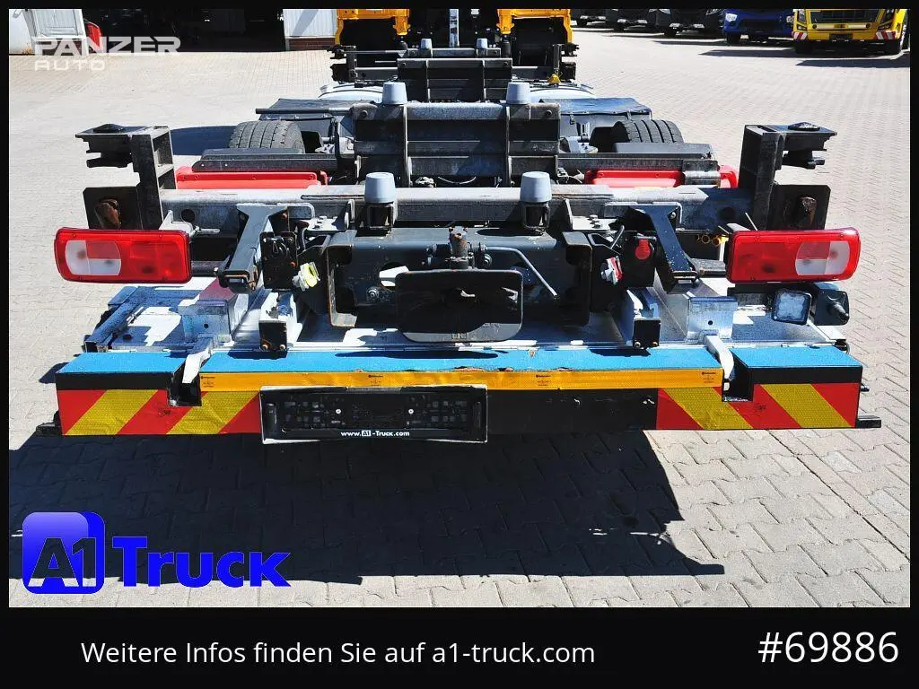 Грузовой автомобиль DAF XF 480, 2019 год, 15 тонник, 6x2, контейнеровоз BDF, гидроборт - фото 12