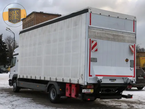 Mercedes Atego 1224L, 02/2013г, штора 50 м3, гидролифт, 2 спальника - фото 9