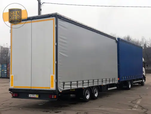 Автопоезд шторный MAN TGM 12.250 + прицеп, 03/2013 год, г/п 13 тонн - фото 5