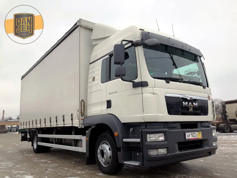 Грузовик тентованный MAN TGM 12.290, 2012 год | photo 0