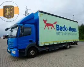 Грузовик тентованный Mercedes Atego 821, 2014 год | photo 0