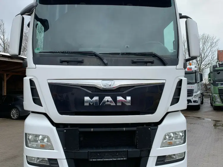MAN TGX 26.480 контейнеровоз низкорамный BDF из Германии, 2015 г, кабина XLX, г/п 16т - фото 19