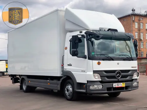 Mercedes Atego 818 L, фургон 36 кубов, 2013 год, гидроборт - фото 8