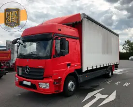 Грузовик тентованный Mercedes Atego 1224, 2014 год | photo 0
