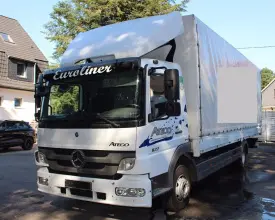 Грузовик тентованный Mercedes Atego 822, 2013 год | photo 0