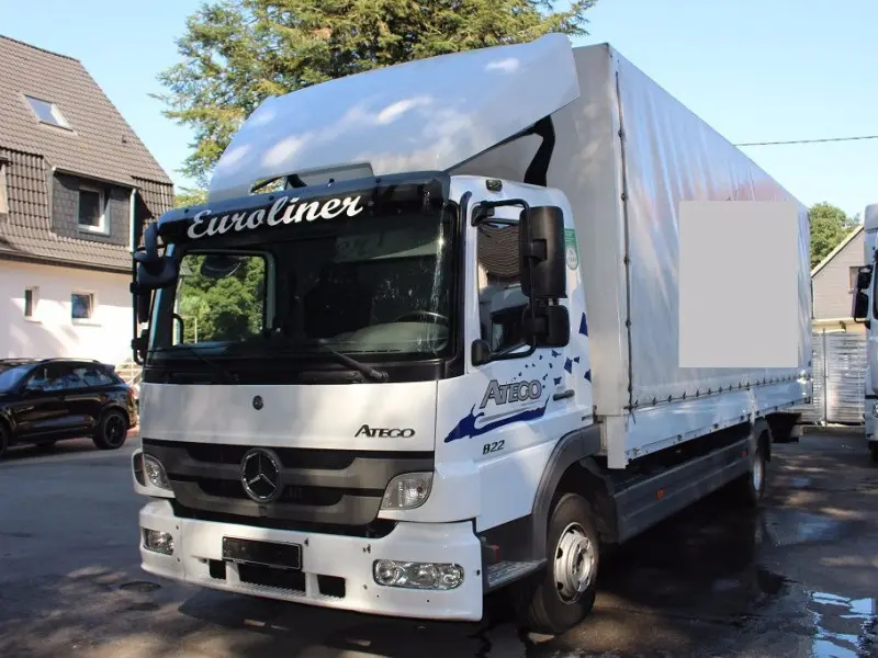 Грузовик тентованный Mercedes Atego 822, 2013 год | photo 0