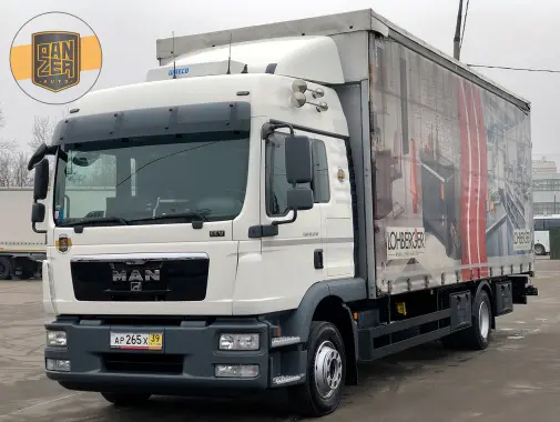 MAN TGM 12.250 BL, 2013 год, штора-борт 52 куба с гидробортом - фото 8