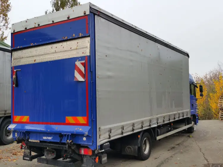 МАН ТГЛ 12.250, штора, все загрузки, длина 7.3м, гидролифт, без пробега по РФ - фото