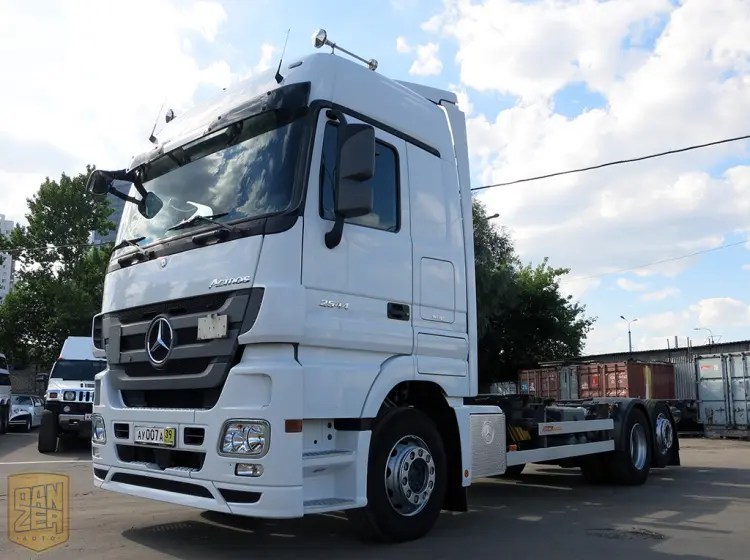Mercedes Actros 2544 LL, 6х2 шасси-контейнеровоз БДФ - фото 8