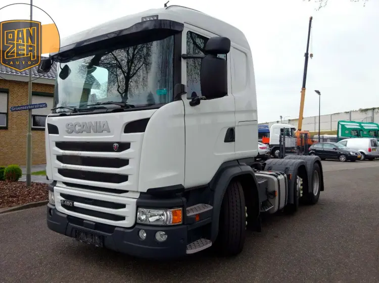 Тягач Scania G450 заводской ADR, 6х2, 2016 год, подъемная ось, без пробега по РФ - фото-детальных