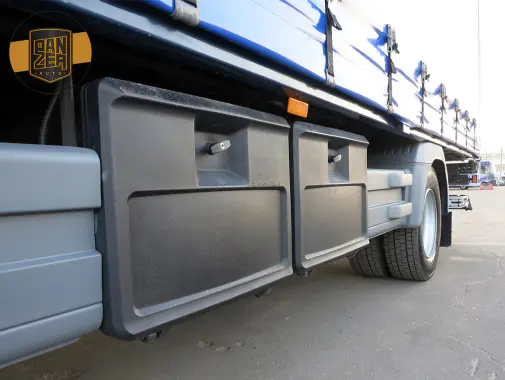 Mercedes Atego 1229L, 10/2012г, штора 49 кубов, ворота и гидроборт - фото 21