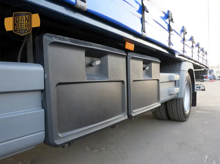 Mercedes Atego 1229L, 10/2012г, штора 49 кубов, ворота и гидроборт - фото 21