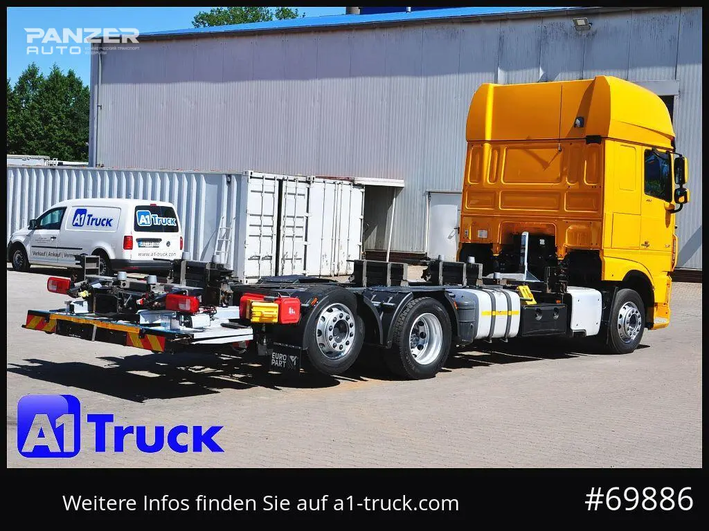 Грузовой автомобиль DAF XF 480, 2019 год, 15 тонник, 6x2, контейнеровоз BDF, гидроборт - фото 6