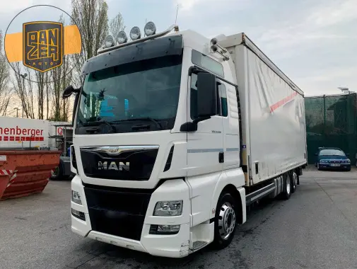 MAN TGX 24.480 штора 60 кубов, 2014 г, подъемная крыша, кабина XXL, без пробега по РФ - фото