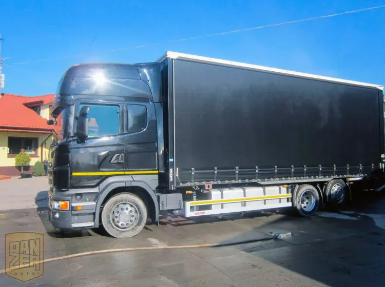 Автопоезд 120 кубов Scania R420 + прицеп-тандем, штора, 2011г, общая г/п 31т, 2 спальника. - фото 2