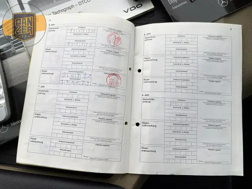 Мерседес Актрос 2542, 6х2 кубовик штора 60 кубов, 2015 г, 2 спальных места, без пробега по РФ - фото 36