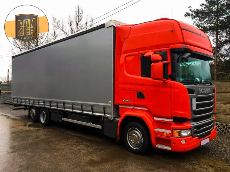 Грузовик тентованный Scania R 410, 2015 год | photo 0