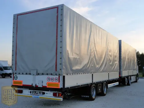 Volvo FH 13.420 XXL + Krone, автопоезд 120м3, борт-тент, 2012г - фото