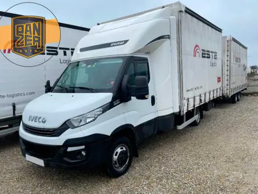 Автопоезд категории В Iveco Daily 35C18, 2017 год, спарка, полная масса 3500 кг, спальник - фото