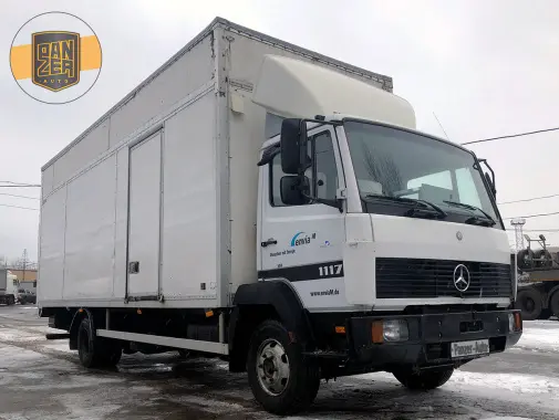 Мерседес 817, фургон 46м3, гидролифт, пневмоподвеска - фото