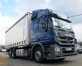 Грузовик тентованный Mercedes Actros 2544, 2011 год | photo 0