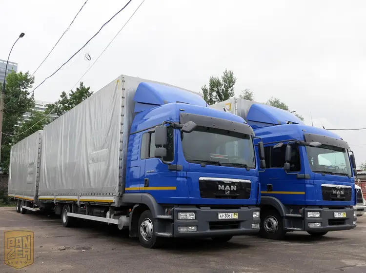 Тентованный грузовик MAN TGL 8.220, 60 м3, 2 спальника, 2011г - фото 7