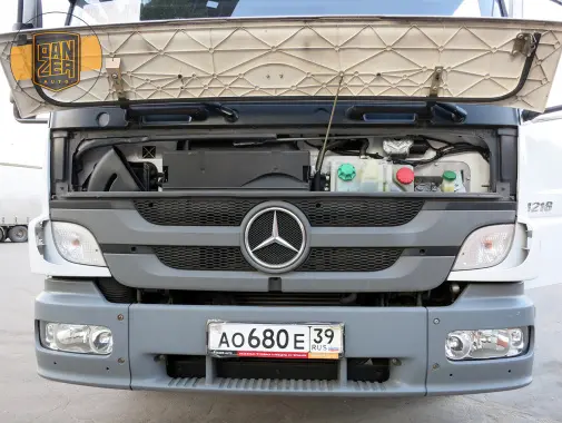 Mercedes Atego 1218 L, изотермический фургон 8.2м, 2011 г, гидроборт - фото 19