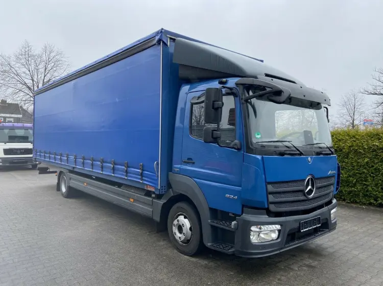 Mercedes Atego 824 L, 2016 год, штора-борт 50 м3, шестицилиндровый мотор, без пробега по РФ - фото 8