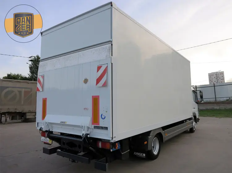 Mercedes Atego 816 L, 2011г, фургон 38 кубов, гидроборт, спальник - фото