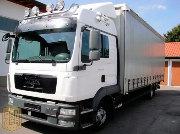 MAN TGL 8.250 BL, 2012г, штора 46м3, г/п 5 тонн, 2 спальника - фото
