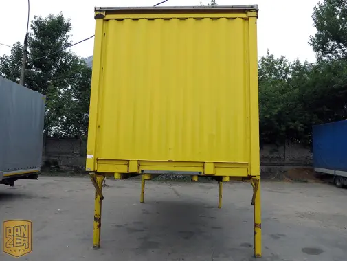 Стандартный сменный кузов КРОНЕ, BDF 7.45, штора 48м3, все загрузки, 2004 г.в. - фото 9