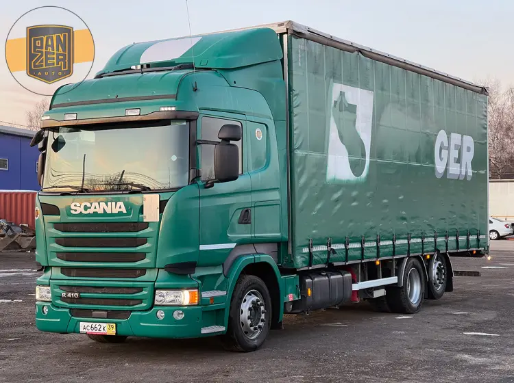 Scania R 410, штора 60 кубов, пятнадцатитонник - фото
