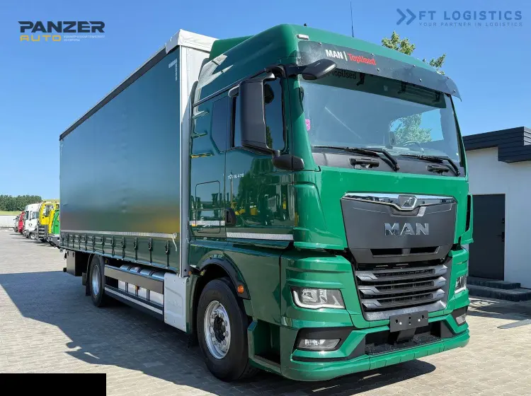 MAN TGX 18.470, 2020 год, десятитонник, 6x2, шторный кузов м3 - фото